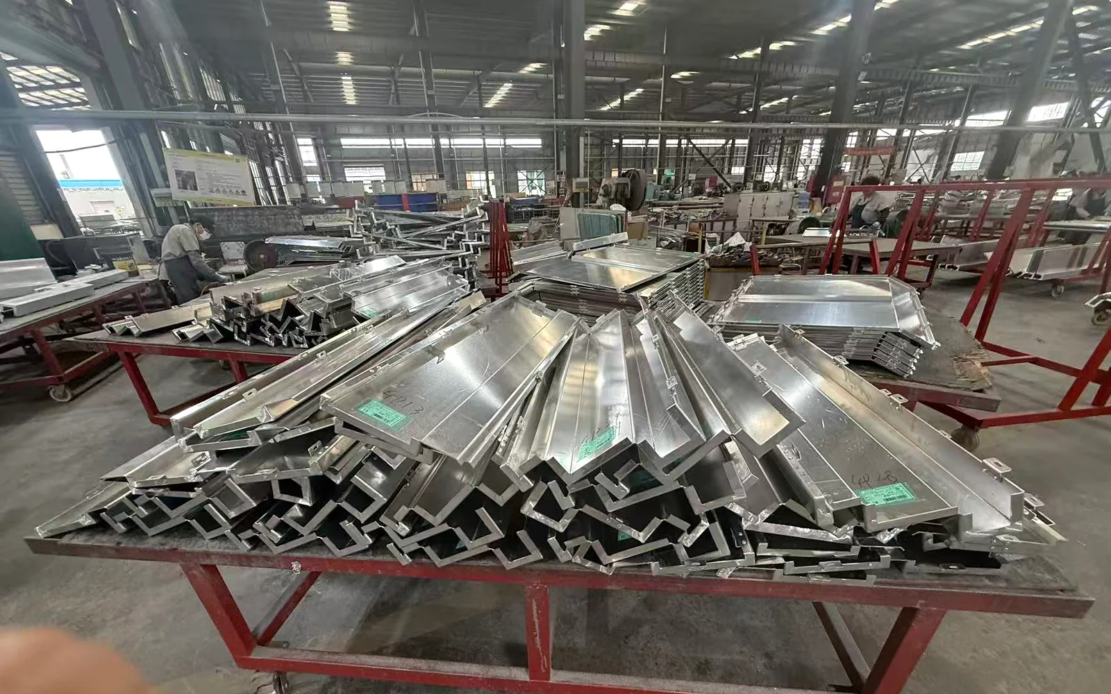 Real custom fabricated aluminium panel components